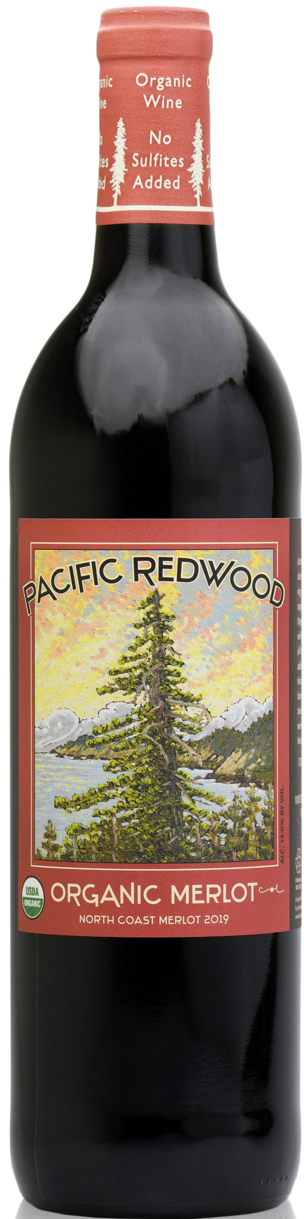 Pacific Redwood Organic Merlot 2020