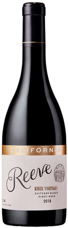 Pinot Noir 'Kiser Vyd Suitcase Blk', Reeve Wines 2018