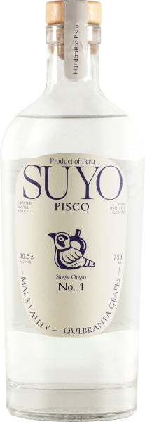 Pisco, 'No. 1 - Quebranta', Suyo Pisco