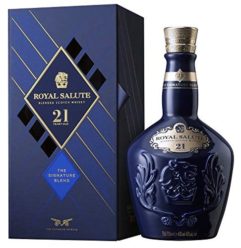 Royal Salute Scotch 21 Year Sapphire Bottle