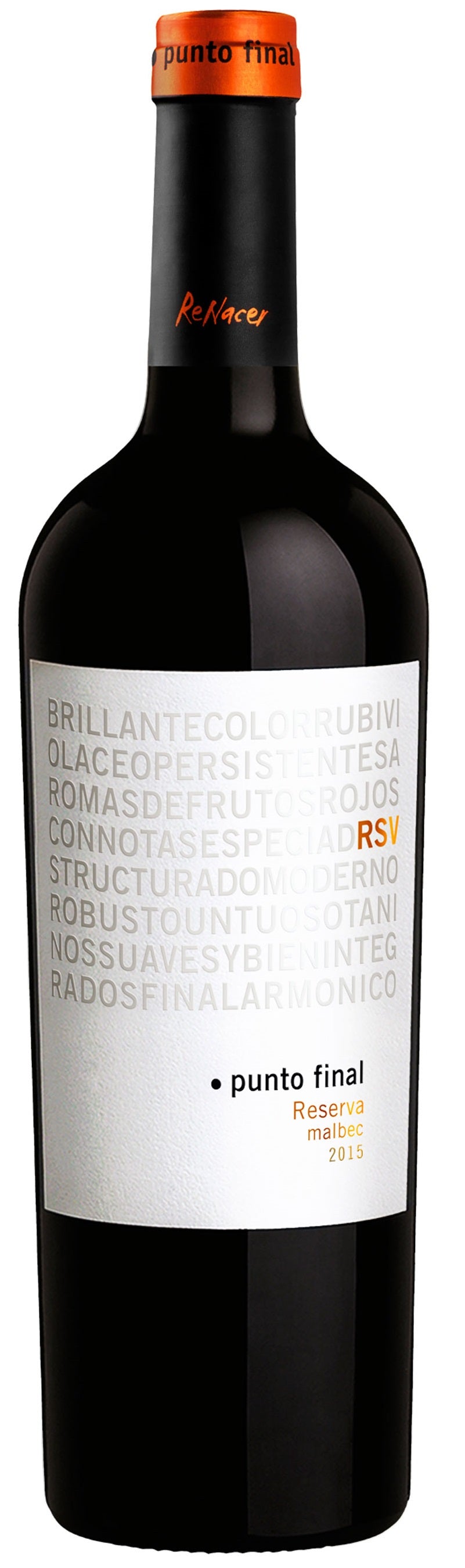 Renacer Malbec Reserva Punto Final 2015