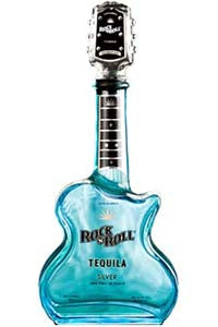 Rock n Roll Platinum Tequila Blue Bottle