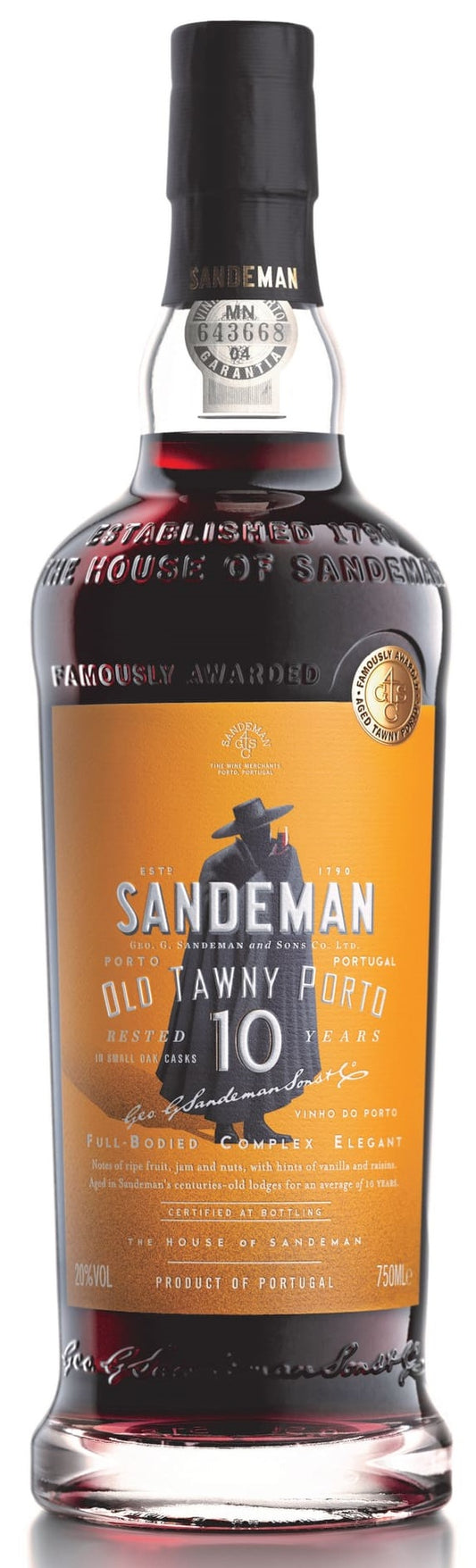 SANDEMAN 10YR OLD TAWNY