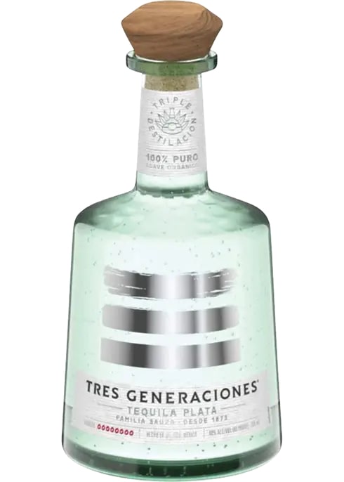 SAUZA TEQUILA TRES GENERATION PLATA WHITE