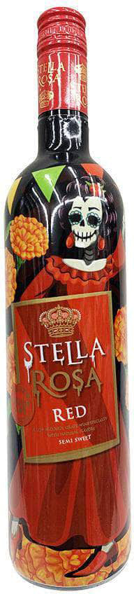 STELLA ROSA RED HALLOWEEN DAY OF THE DEAD WRAP VAP