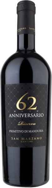 San Marzano Primitivo di Manduria Riserva Anniversario 62 2018