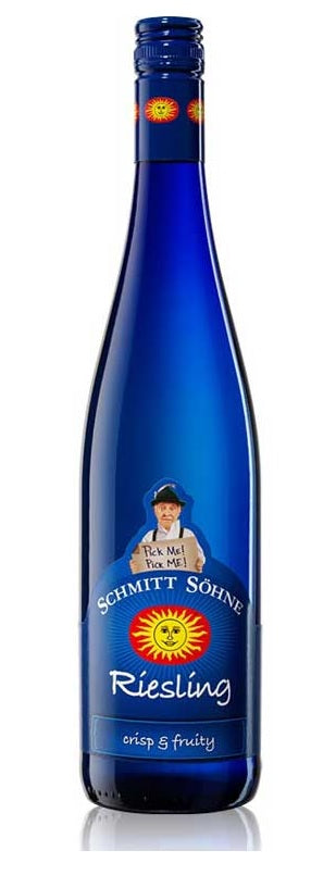 Schmitt Sohne Riesling Qba Blue Bottle 2017