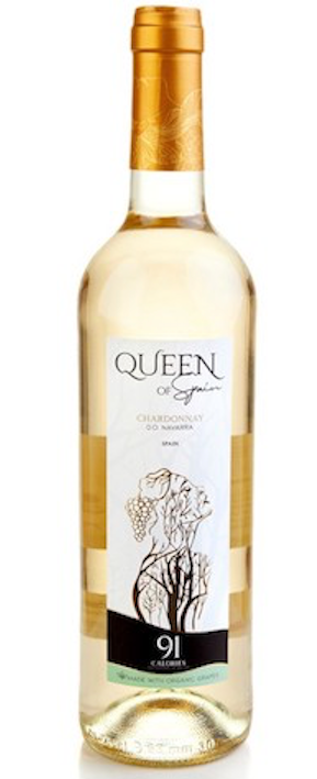Queen of Spain Organic Chardonnay 91 calories