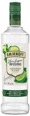 Smirnoff Zero Vodka Cucumber and Lime