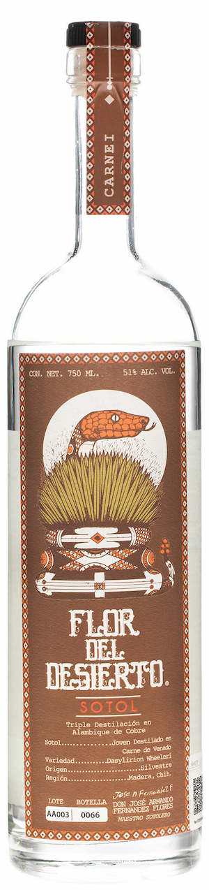 Sotol Carnei, 'Venison Pechuga', Flor Del Desierto
