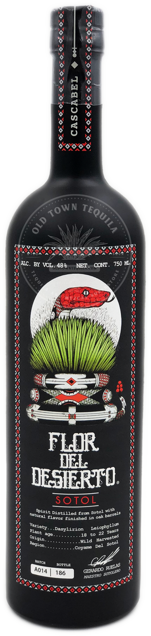 Sotol Cascabel, 'Snake Pechuga', Flor Del Desierto [Black Bottle]
