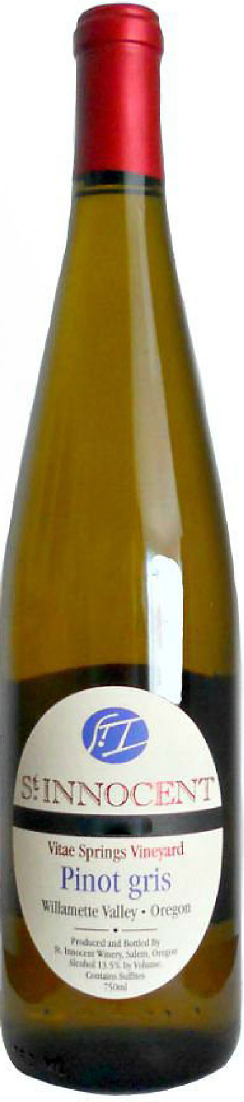 St. Innocent Pinot Gris Vitae Springs 2012