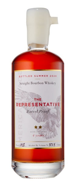 Straight Bourbon Whiskey, 'The Representative', Proof and Wood