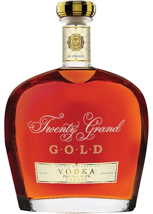 TWENTY GRAND VODKA GOLD W/COGNAC INFUSIO