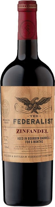 The Federalist Zinfandel Bourbon Barrel Aged 2017