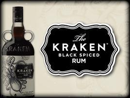 The Kraken Black Spiced Rum White Label