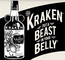 The Kraken Black Spiced Rum White Label