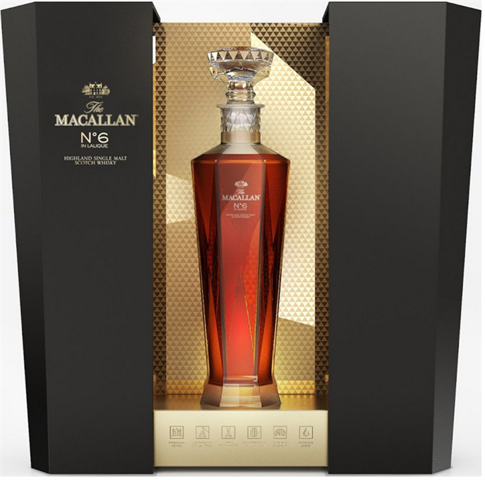 The Macallan Decanter Series Scotch Single Malt No. 6 Lalique