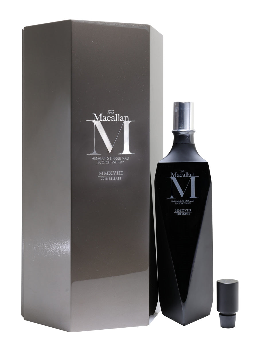 The Macallan Scotch Single Malt M Black MMXVIII 2018 Release Bottle #207;367