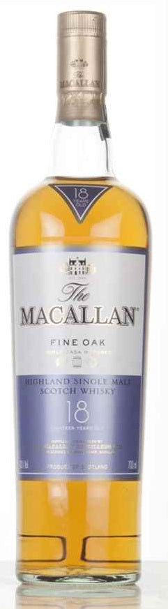 The Macallan Fine Oak Scotch Single Malt 18 Year