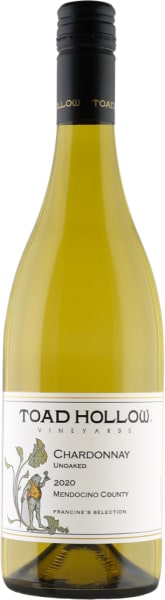 Toad Hollow Chardonnay Unoaked Francine's Selection 2020