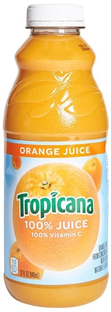 Tropicana 100 Percent Pure Squeezed Orange Juice 32 Oz.