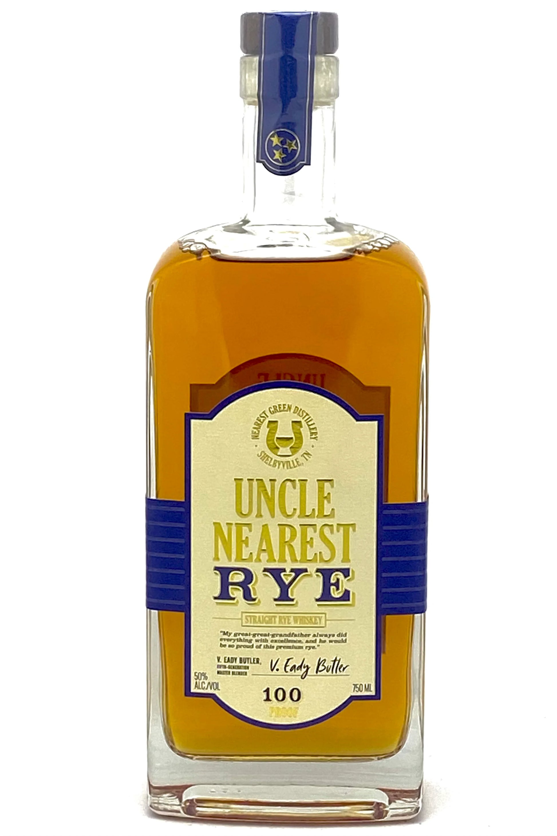 Uncle Nearest Straight Rye Whiskey