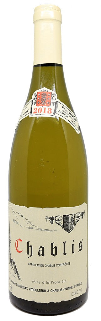 VINCENT DAUVISSAT CHABLIS 2018