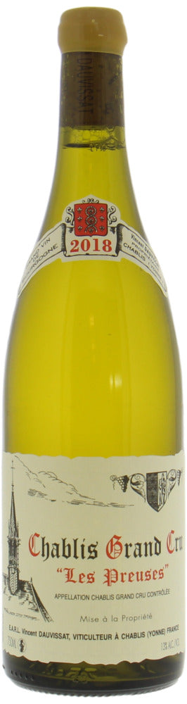 VINCENT DAUVISSAT CHABLIS GRAND CRU LES PREUSES 18