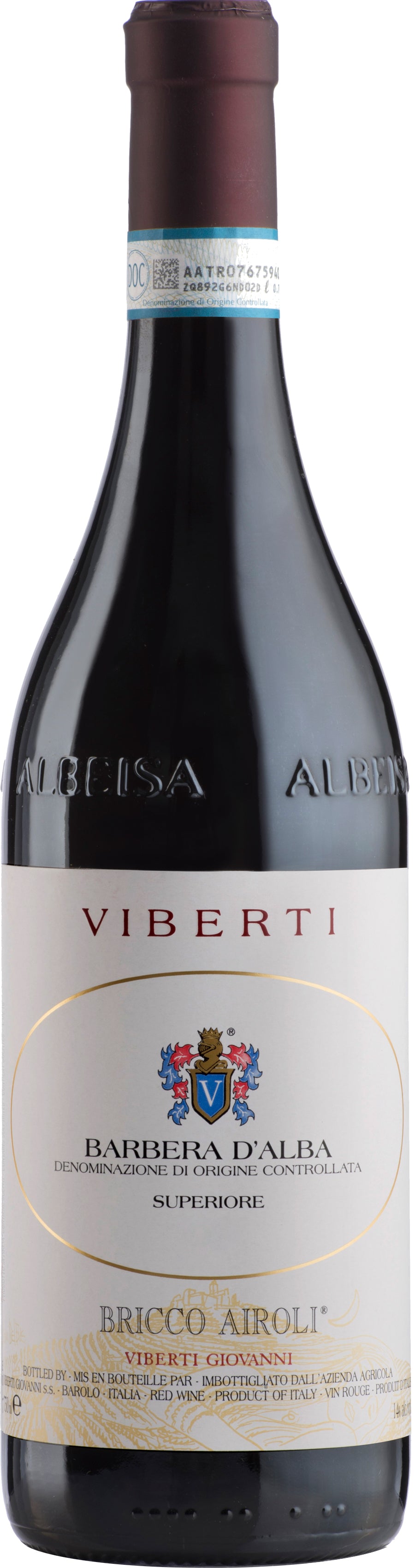 Viberti Barbera d'Alba Superiore Bricco Airoli 2018