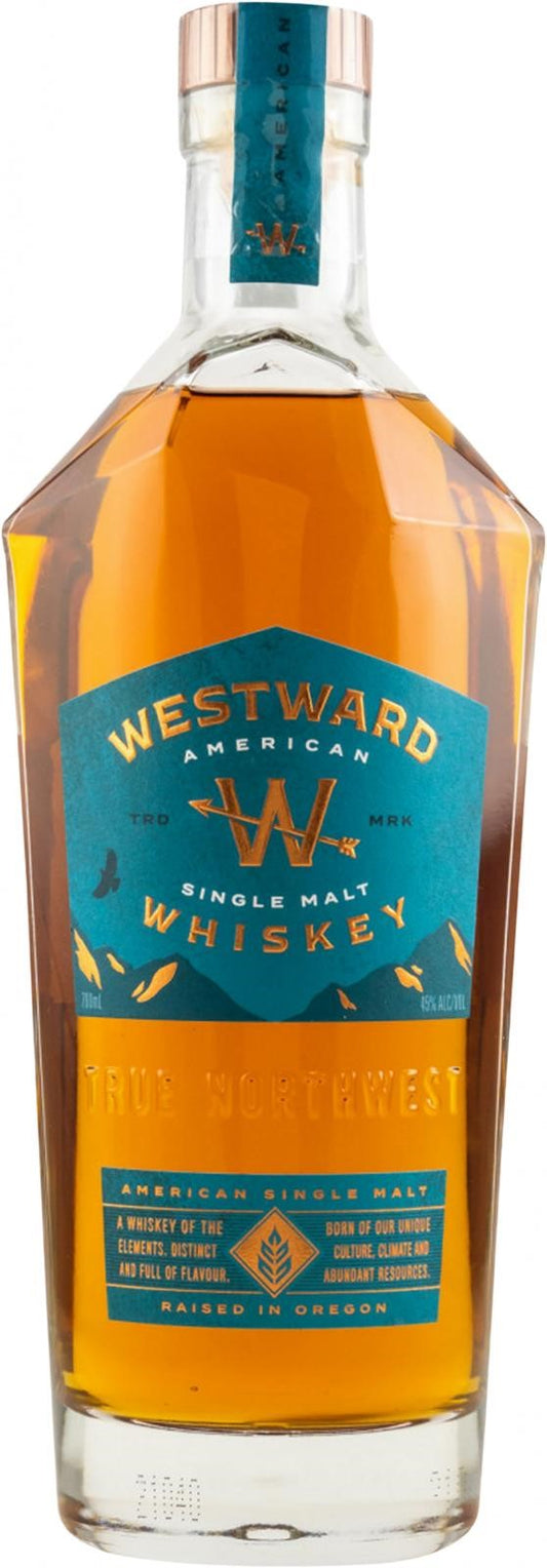 WESTWARD AMERICAN SINGLE MALT BLUE LABEL