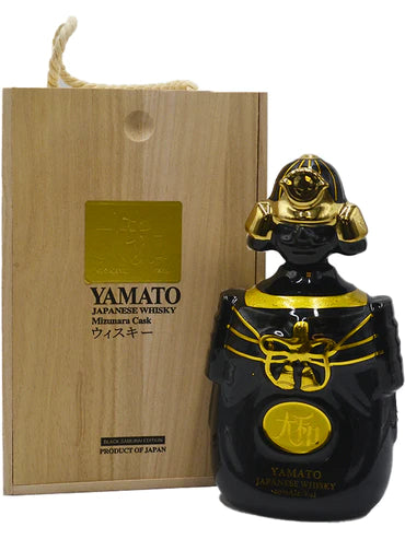 YAMATO JAPANESE WHISKY MIZUNARA CASK BLACK SAMURAI EDITION