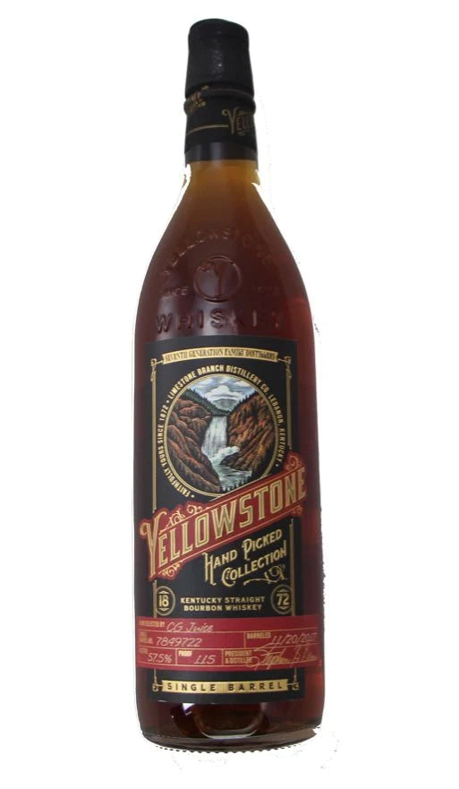 Yellowstone Cask Strength Single Barrel Bourbon - Hand Picked Collection