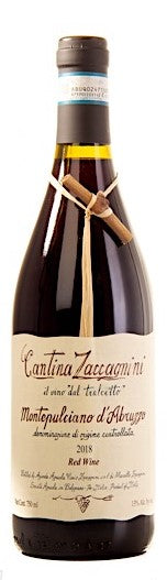 ZACCAGNINI MONTEPULCIANO RISERVA TRAY 2018