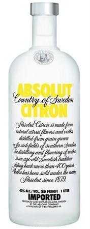Absolut Vodka Citron