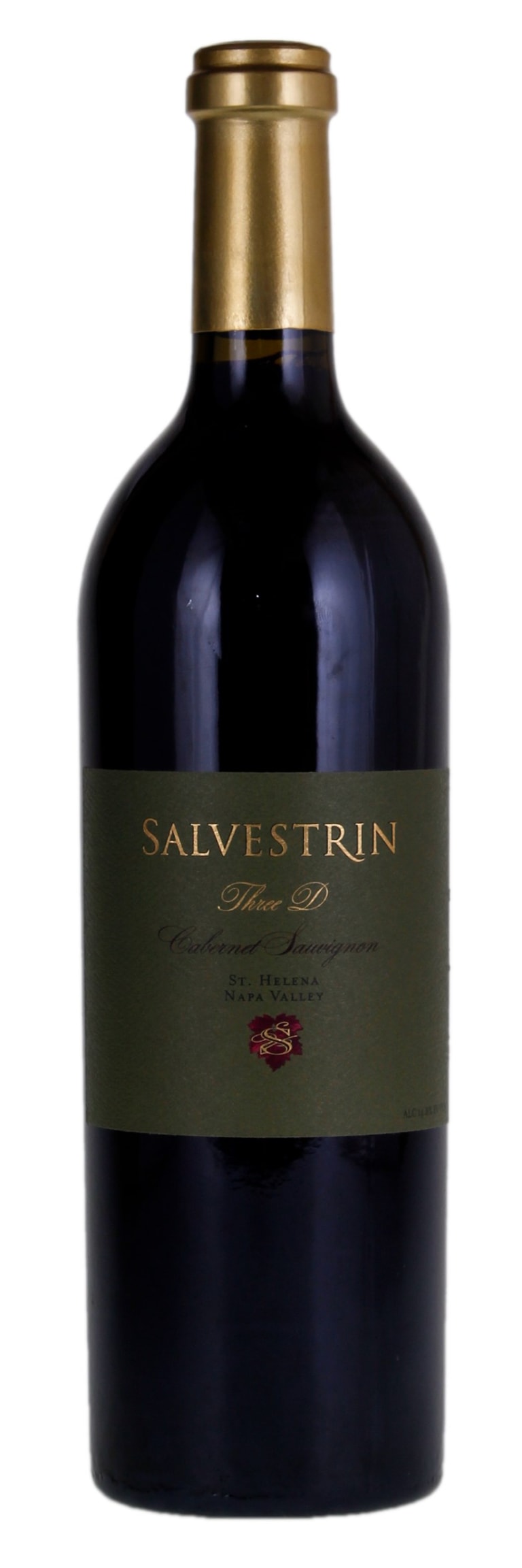 Salvestrin Winery Three D St Helena Cabernet Sauvignon 2015