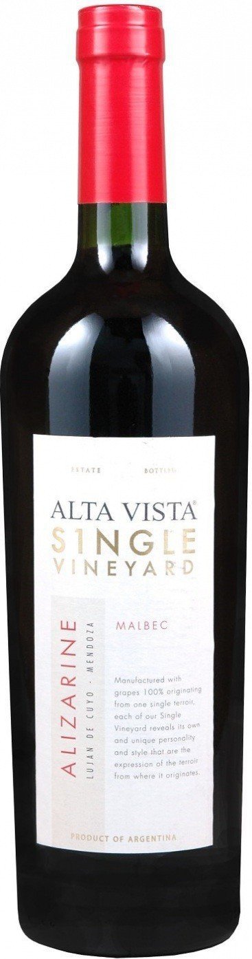 Alta Vista Malbec Single Vineyard Alizarine 2012