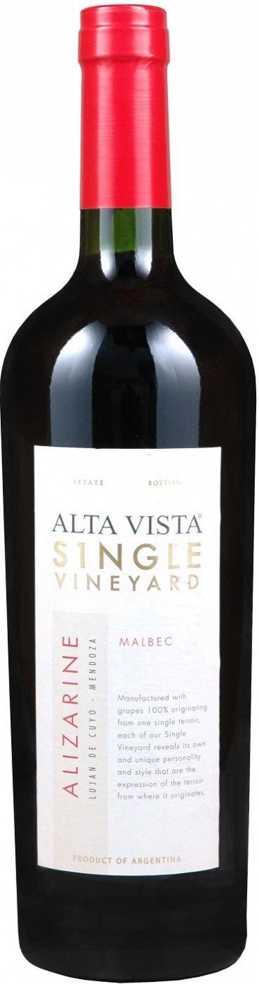 Alta Vista Malbec Single Vineyard Alizarine 2013