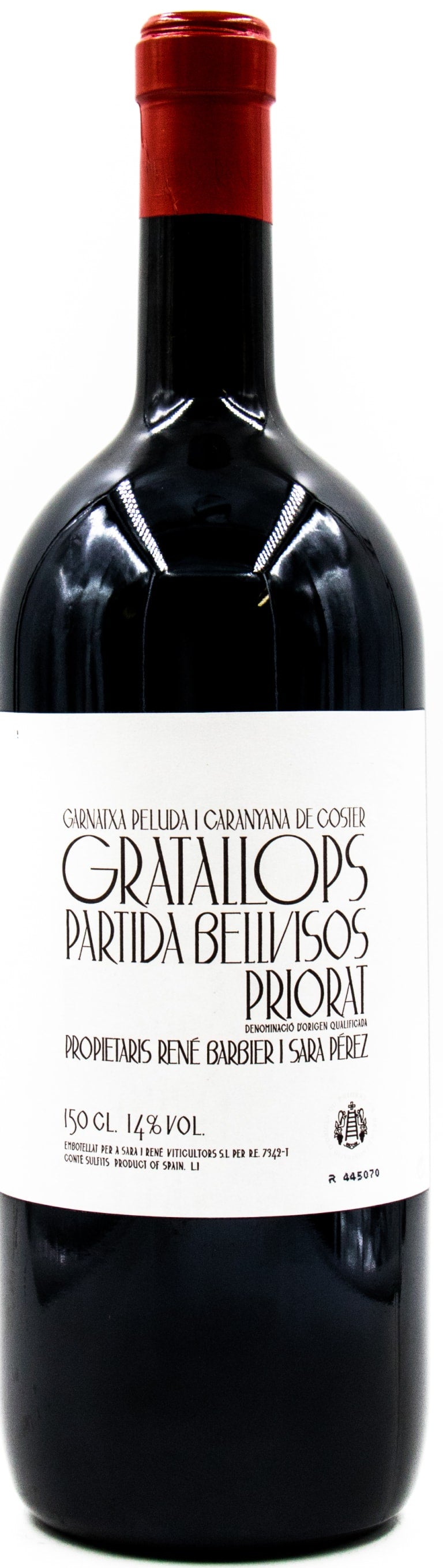 Priorato Tinto, 'Partida Bellvisos', Sara y Rene Viticultors 2014