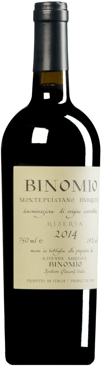 Binomio Montepulciano d'Abruzzo 2014