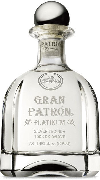PATRON TEQUILA GRAN PLATINUM NO WOOD BOX