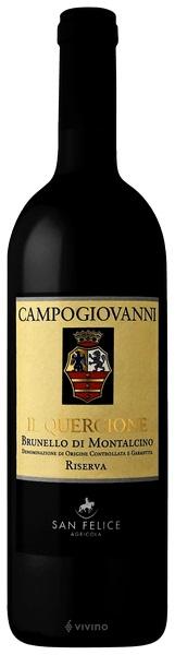 Campogiovanni Brunello di Montalcino Il Quercione Riserva 2011