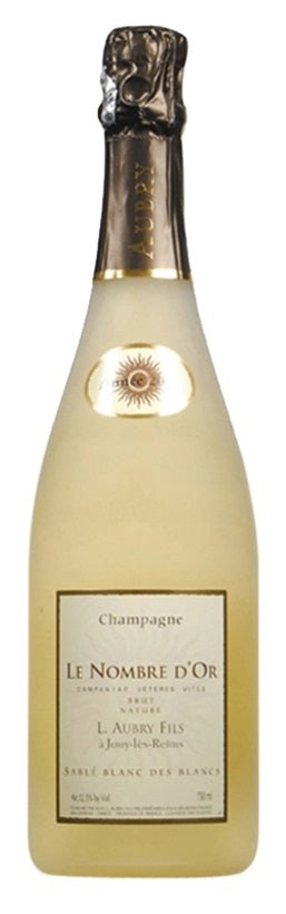 Champagne, "Le Nombre d'Or Sable Blanc des Blancs", Aubry 2014