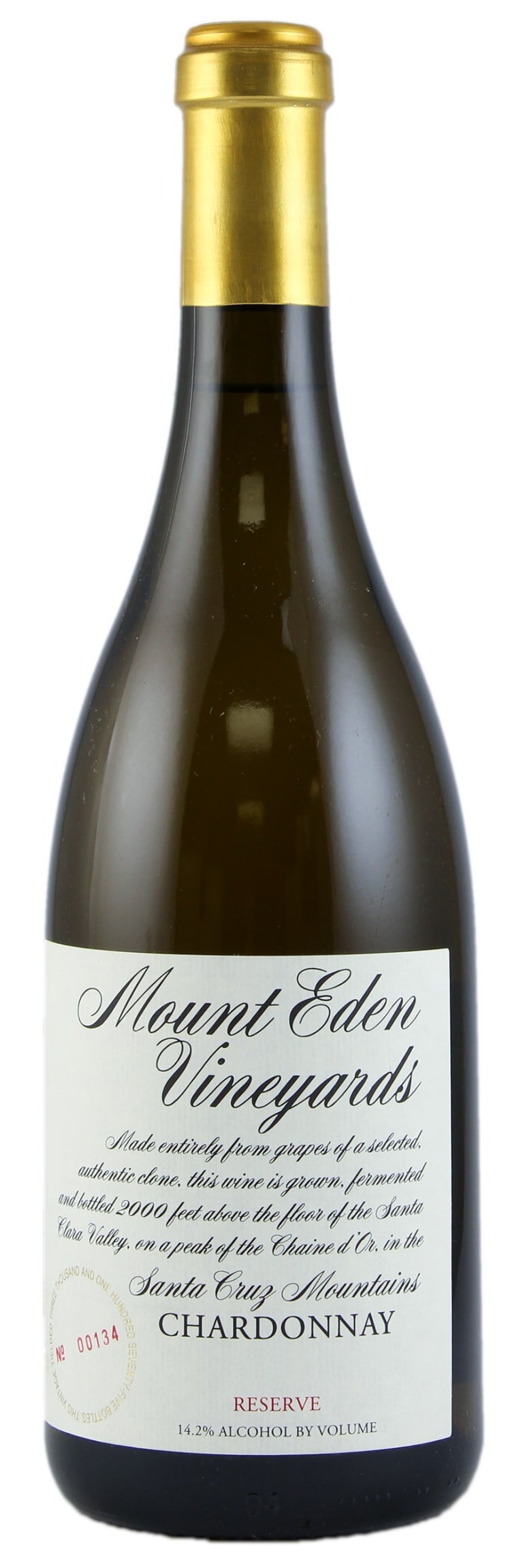 Mount Eden Vineyards Chardonnay Estate RESERVE 2017