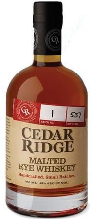 Cedar Ridge Rye Whiskey Malted-Wine Chateau