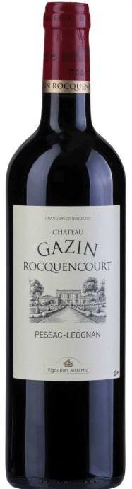 Chateau Gazin Rocquencourt Pessac-Leognan 2017
