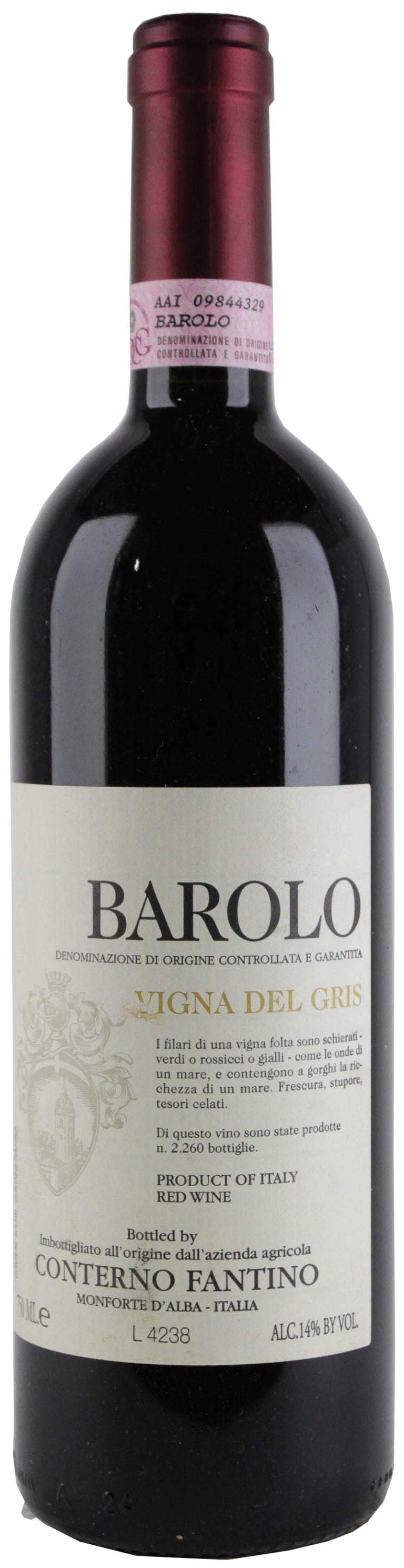 Conterno Fantino Barolo Vigna del Gris 2015