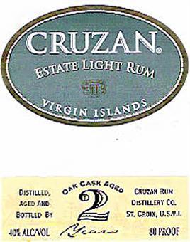 Cruzan Rum Light Aged-Wine Chateau