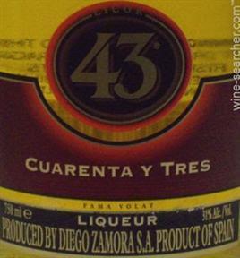 Cuarenta Y Tres Licor 43