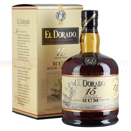 El Dorado Rum 15 Year Old Special Reserve Finest Demerara Rum